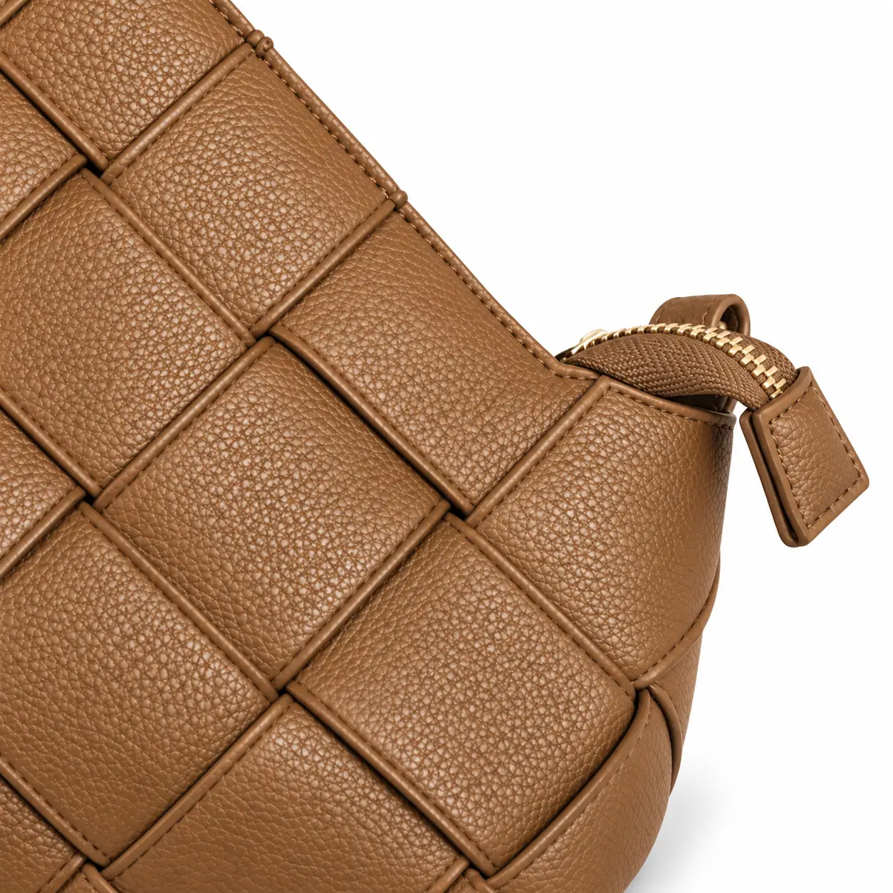 Bolso Trenzado Kassandra Marrón - Imagen 3