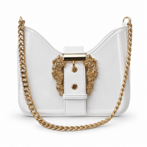 Bolso barroco inspiración italiana blanco
