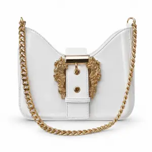 Bolso barroco inspiración italiana blanco