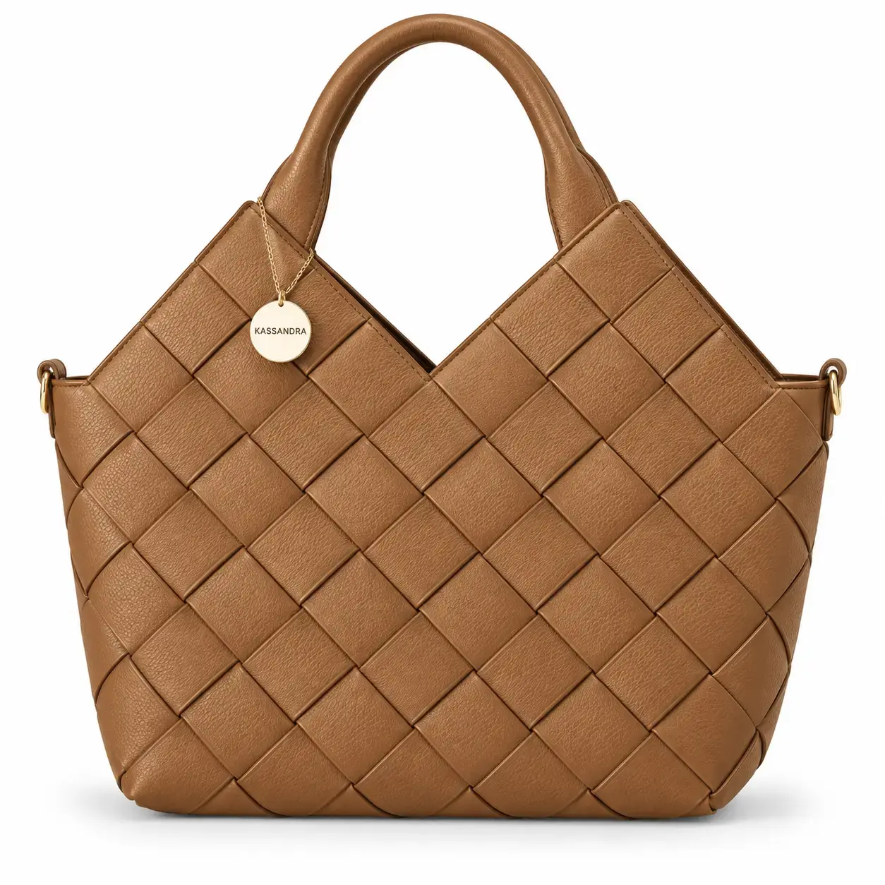 Bolso Trenzado Kassandra Marrón