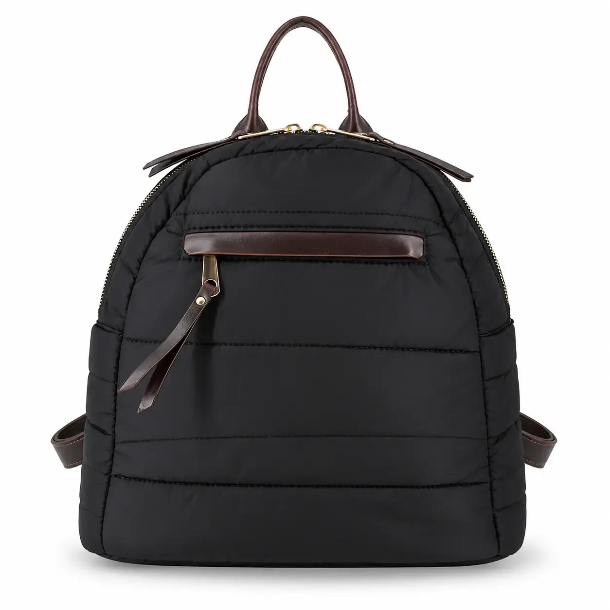 Mochila acolchada negra