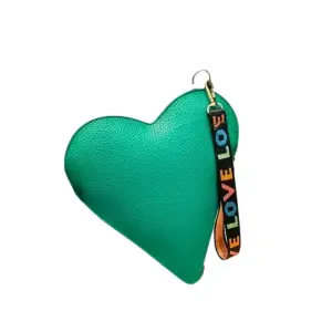 Bolso Corazón Verde