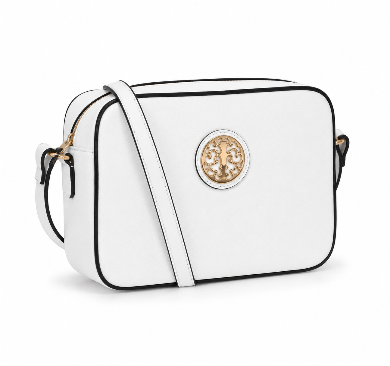 Bandolera ajustable Lucca Blanca - Imagen 3