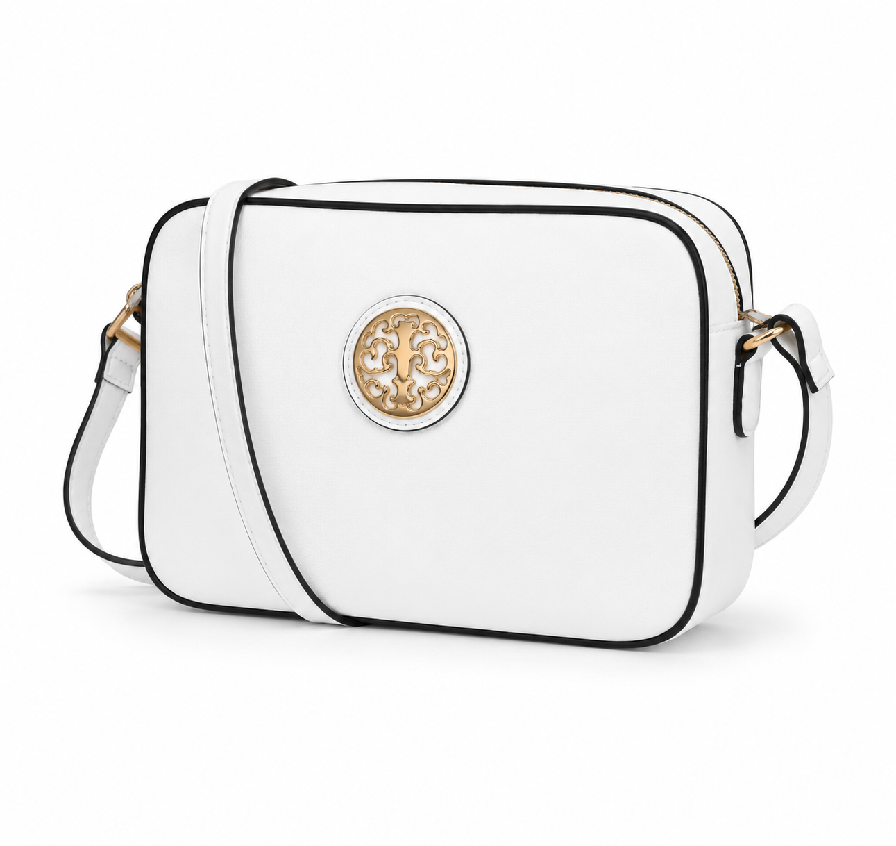 Bandolera ajustable Lucca Blanca - Imagen 4