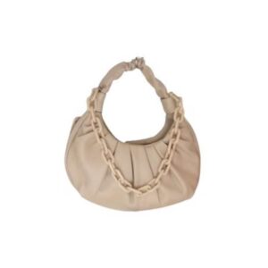 Bolso Venezia beige de mano y con cadena