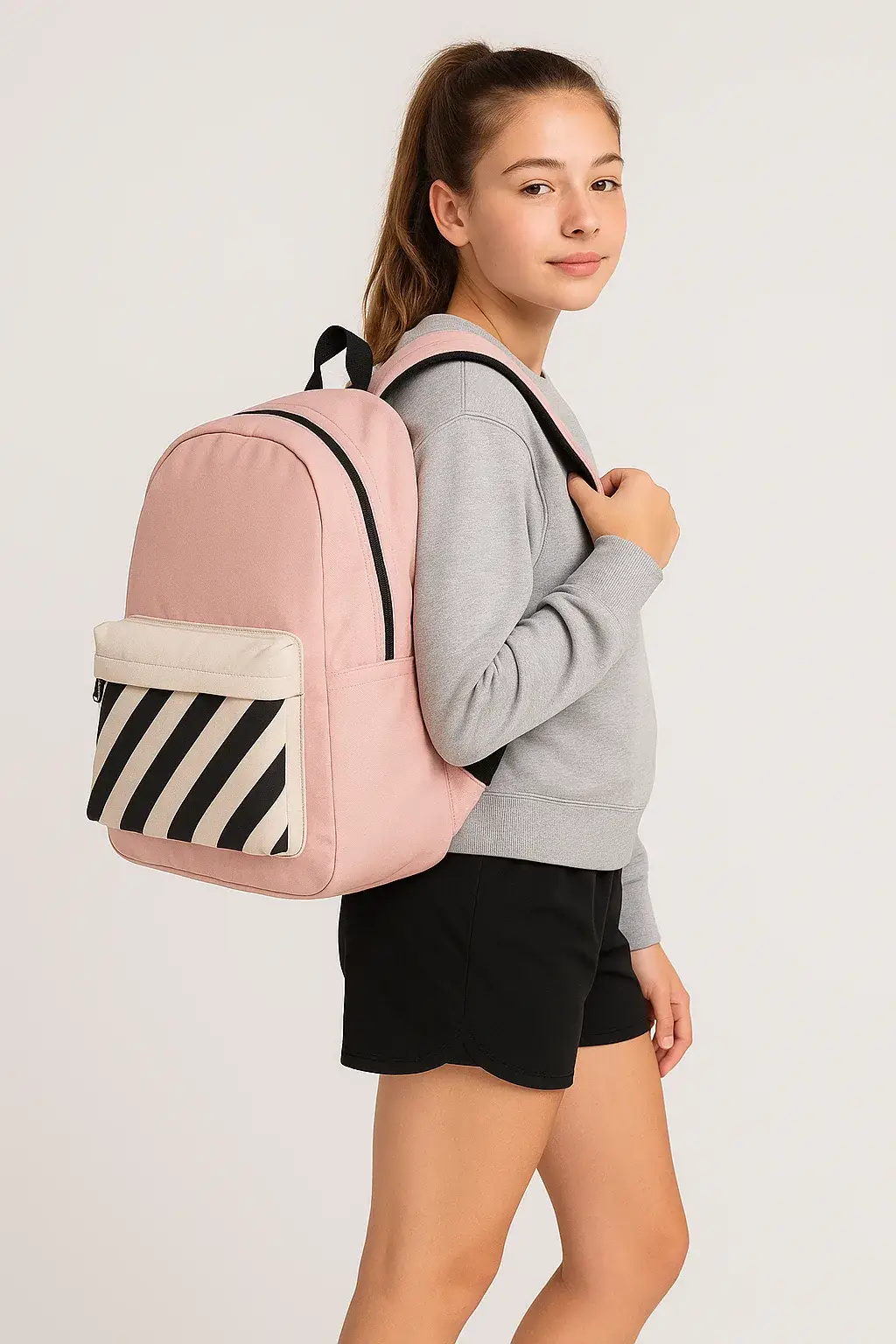 Mochila rayas Antilles Rosa - Imagen 5