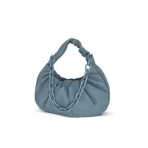 Bolso Venezia azul de mano y con cadena