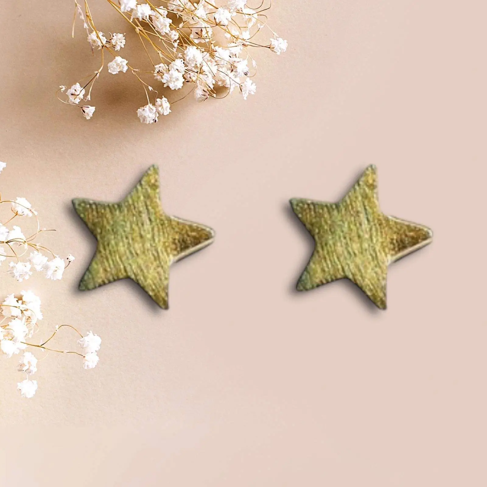 Pendientes Star dorados