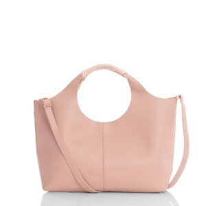 Bolso kitty con asa de mano redonda  rosa