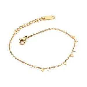 Pulsera micro triángulos