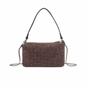 Mini bolso Strass Pink