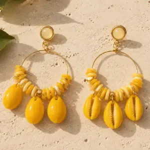 Pendientes Marea amarillo
