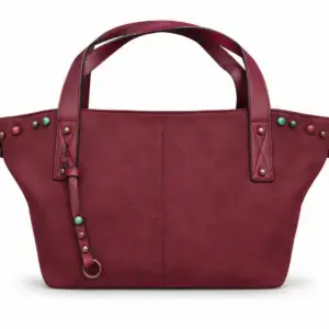 Bolso London con borlas color Burdeos