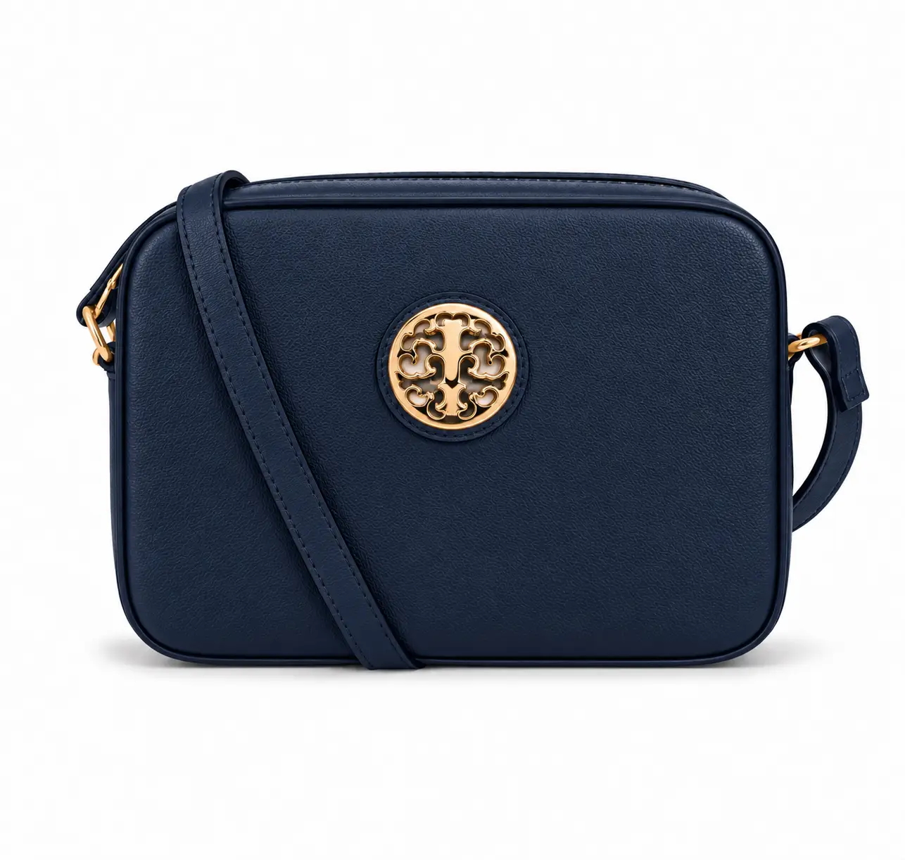 Bandolera ajustable Lucca azul marino