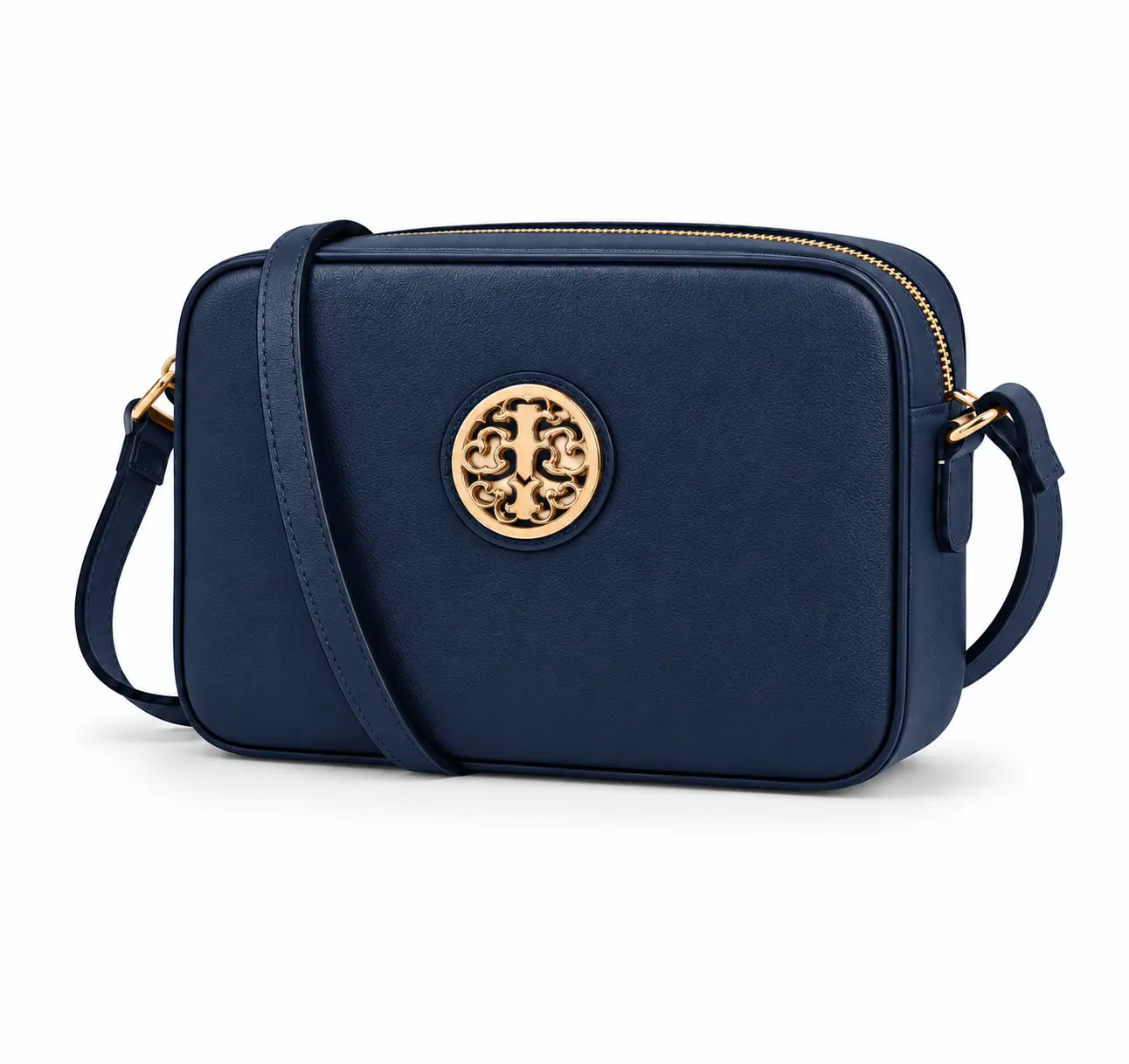 Bandolera ajustable Lucca azul marino - Imagen 2